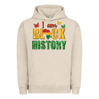 Pigment French Oak i am black history juneteenth Urban Hoodie - texasbilliewilder