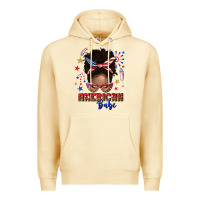 Pina Colada American babe afro messy bun Premium Hoodie - texasbilliewilder