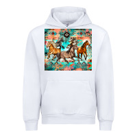 White western running horses Urban Hoodie - Zillion Design Studio