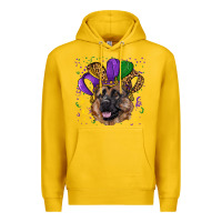 Lemon mardi gras hat german shepherd Premium Hoodie - RanaPortraitStore