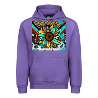 Tulip turquoise gemstone sunflower Urban Hoodie - Zillion Design Studio