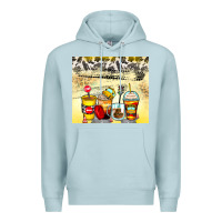 Blue Mist bus driver coffee cups Premium Hoodie - Zillion Design Studio