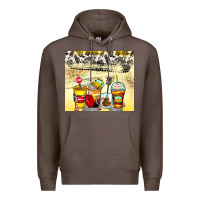 Coffee bus driver coffee cups Premium Hoodie - Zillion Design Studio