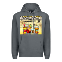 Rock bus driver coffee cups Premium Hoodie - Zillion Design Studio