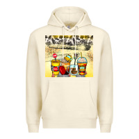 Sandshell bus driver coffee cups Premium Hoodie - Zillion Design Studio