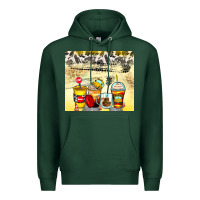 Sports Green bus driver coffee cups Premium Hoodie - Zillion Design Studio
