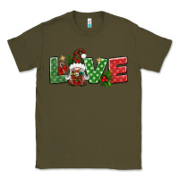 Army Green love christmas gnome Classic Tee - BundleAndBundleShop