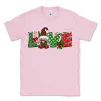 Bubblegum Pink love christmas gnome Classic Tee - BundleAndBundleShop