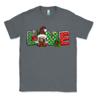 Charcoal Heather love christmas gnome Classic Tee - BundleAndBundleShop