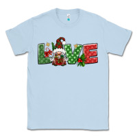 Dusty Blue love christmas gnome Classic Tee - BundleAndBundleShop