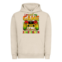 Pigment French Oak i paused my game celebrate juneteenth Urban Hoodie - texasbilliewilder