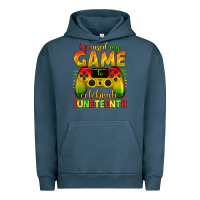 Pigment Midnight Navy i paused my game celebrate juneteenth Urban Hoodie - texasbilliewilder