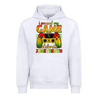 White i paused my game celebrate juneteenth Urban Hoodie - texasbilliewilder