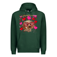 Sports Green valentine's day cockapoo Premium Hoodie - RanaPortraitStore