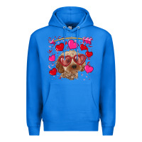 True Royal valentine's day cockapoo Premium Hoodie - RanaPortraitStore
