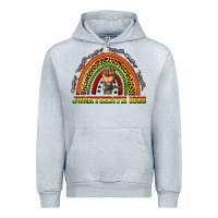 Heather Grey juneteenth 1865 rainbow Urban Hoodie - texasbilliewilder