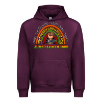 Mauve Wine juneteenth 1865 rainbow Urban Hoodie - texasbilliewilder