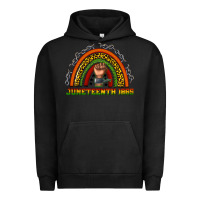 Pigment Black juneteenth 1865 rainbow Urban Hoodie - texasbilliewilder