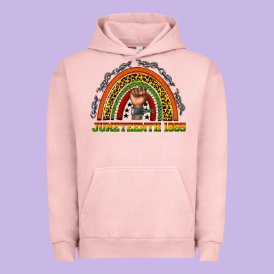 Urban Hoodie juneteenth 1865 rainbow