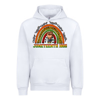 White juneteenth 1865 rainbow Urban Hoodie - texasbilliewilder