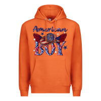Carrot American boy with cowboy Premium Hoodie - texasbilliewilder
