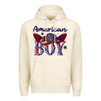 Tofu American boy with cowboy Premium Hoodie - texasbilliewilder