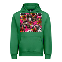Emerald sunflower cowhide Urban Hoodie - Zillion Design Studio