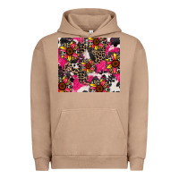 Pigment Burro sunflower cowhide Urban Hoodie - Zillion Design Studio