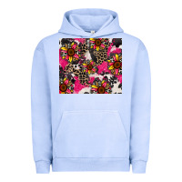 Pigment Grape Ice sunflower cowhide Urban Hoodie - Zillion Design Studio