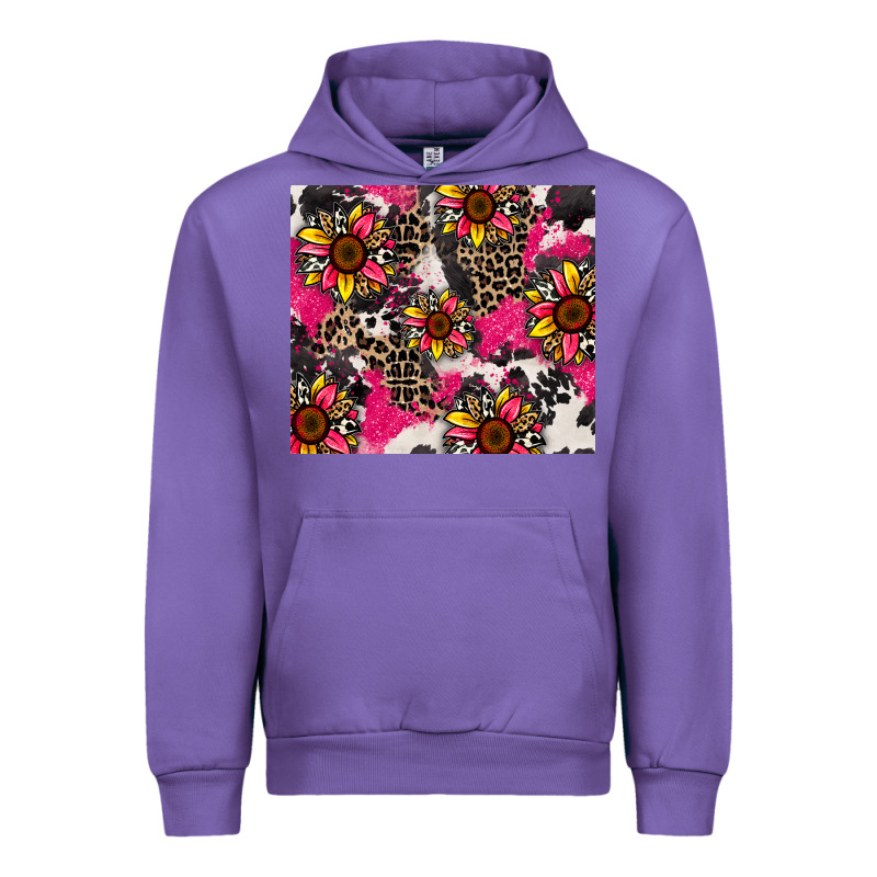 Sunflower Cowhide Urban Hoodie by Zillion Design Studio | Teevron