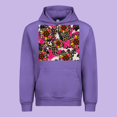 Sunflower Cowhide Urban Hoodie Designed By Zillion Design Studio