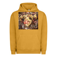 Pigment Peanut Butter leopard cow Urban Hoodie - Zillion Design Studio
