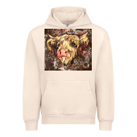 Sandshell leopard cow Urban Hoodie - Zillion Design Studio