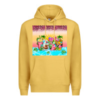 Antique Gold beach summer coffee cups Premium Hoodie - Zillion Design Studio