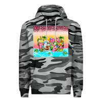 Slate Camo beach summer coffee cups Premium Hoodie - Zillion Design Studio