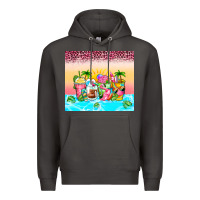 Smoke beach summer coffee cups Premium Hoodie - Zillion Design Studio