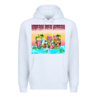 White beach summer coffee cups Premium Hoodie - Zillion Design Studio
