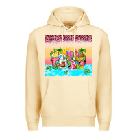 Pina Colada beach summer coffee cups Premium Hoodie - Zillion Design Studio