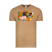 Vintage Camel Farm Life Fall Pig Cow Rooster Vintage Tee - Artiststas