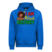 Cobalt i am black history with afro black girl Urban Hoodie - texasbilliewilder