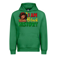 Emerald i am black history with afro black girl Urban Hoodie - texasbilliewilder
