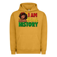 Pigment Peanut Butter i am black history with afro black girl Urban Hoodie - texasbilliewilder