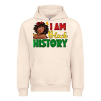 Sandshell i am black history with afro black girl Urban Hoodie - texasbilliewilder