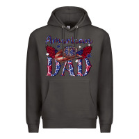 Smoke American dad with cowboy Premium Hoodie - texasbilliewilder