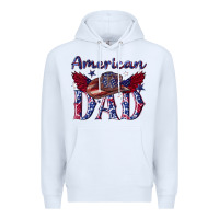 White American dad with cowboy Premium Hoodie - texasbilliewilder