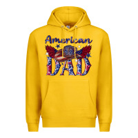 Lemon American dad with cowboy Premium Hoodie - texasbilliewilder