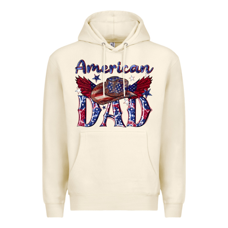 American Dad With Cowboy Premium Hoodie by texasbilliewilder | Teevron