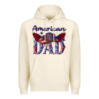 Tofu American dad with cowboy Premium Hoodie - texasbilliewilder
