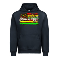 Navy juneteenth 1865 with crown flag Urban Hoodie - texasbilliewilder