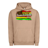 Pigment Burro juneteenth 1865 with crown flag Urban Hoodie - texasbilliewilder